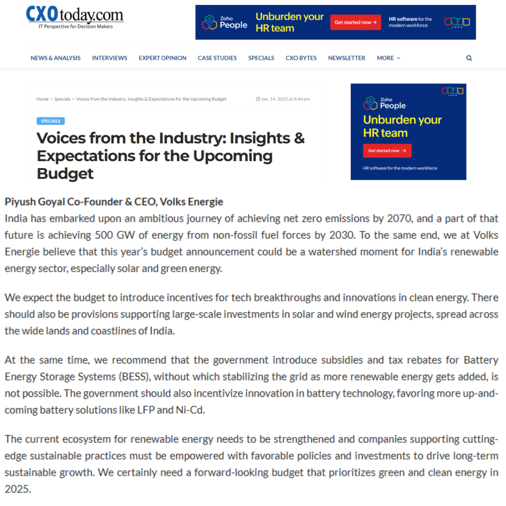 Voices from the Industry: Insights & Expectations for the Upcoming Budget
